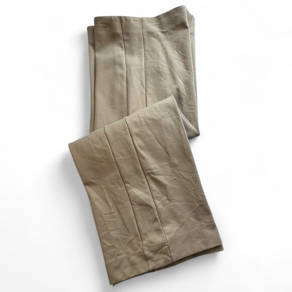 Jones & Co Pants - Jones & Co Tan Wide-Leg Pants XL Heavy Knit Elastic Waist